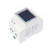 Kép 13/16 - 6 az 1-ben digitális, egyfázisú energiamérő teszter, Din-sínes váltóáramú monitor - D52-2065, AC 250V~450V