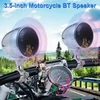 Kép 2/8 - SPK350 3,5 hüvelykes vízálló, BT motorkerékpár hangszóró kettős 15 W-os hangszóróval, 300 W csúcsteljesítmény - Ezüst