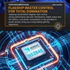 Kép 8/17 - Darmoshark M2 vezeték nélküli egér, BT5.0 2.4G 4KHz vevő, vezetékes hárommódusú újratölthető játék egér - Fekete és piros