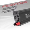 Kép 14/15 - 300 W-os inverteres 12 V DC – 110 V AC autóipari átalakító tápegység, QC3.0 - Fekete