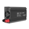 Kép 1/15 - 300 W-os inverteres 12 V DC – 110 V AC autóipari átalakító tápegység, QC3.0 - Fekete