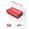 Kép 11/15 - 300 W-os inverteres 12 V DC – 110 V AC autóipari átalakító tápegység, QC3.0 - Piros