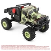 Kép 12/20 - WLtoys 184021 távirányítós autó, 1/18 2,4 GHz, 4WD katonai teherautó