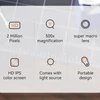 Kép 7/18 - 1080P mini mikroszkóp gyerekeknek, 500X zseb digitális mikroszkóp