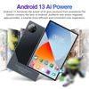 Kép 19/20 - E70 Pro Android 13 táblagép, 10,1 hüvelykes nagy tisztaságú képernyő, 8 GB+128 GB - Fekete