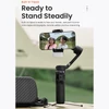 Kép 6/20 - hohem iSteady X3 bővíthető 3 tengelyes okostelefonos karmantyú stabilizátor, összecsukható telefon vlog gimbal stabilizátor - Fekete