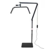 Kép 2/20 - Andoer HD-M18X 36W padló LED videolámpa, összecsukható LED töltőlámpa, Szépség állóhold lámpa - Fekete