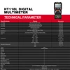 Kép 15/20 - HABOTEST HT118L digitális multiméter 6000 valódi RMS, AC/DC áramot számol