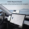 Kép 5/10 - Állítható laptop/telefon tartó - Mágneses okostelefon-állvány asztali monitorhoz - Ezüst