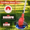 Kép 5/8 - Weed Wacker akkus fűnyíró 108-132cm visszahúzható - 2 akkumlátorral