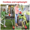 Kép 8/8 - Weed Wacker akkus fűnyíró 108-132cm visszahúzható - 2 akkumlátorral