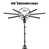 Kép 10/15 - Rugalmas, 6 karú LED-es videolámpa, 60 W-os fényképező kitöltőlámpa