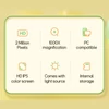 Kép 7/18 - Hordozható 1080P minimikroszkóp gyerekeknek, 1000X digitális mikroszkóp - Sárga