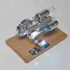 Kép 15/15 - LL-003-BL-BULB Forró levegős Stirling motor, áramfejlesztő motor modell - Sárga