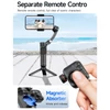 Kép 4/20 - TOKQI M02 AI készlet kézi 3 tengelyes kardánstabilizátor - levehető távirányítós mini állvánnyal, mágneses LED-kitöltő fénnyel és Al-követő mozdulattal