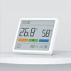 Kép 6/20 - ATuMan TH1 Higrométer beltéri LCD kijelző hőmérséklet, páratartalom monitor órával