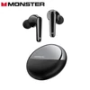 Kép 3/13 - Monster N-Lite203 vezeték nélküli fülhallgató, Hi-Fi sztereó, BT 5.3 fülbe helyezhető fejhallgató - Fekete