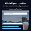 Kép 14/20 - M1 vezeték nélküli hangfordító mesterséges intelligencia egér - Fekete