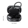 Kép 15/16 - Lenovo EA305 nyitott, vezeték nélküli BT5.4 fejhallgató, rendkívül nagy membrán - Fekete