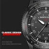 Kép 8/19 - North Edge Mach Watch Pilot Watch Napelemes Férfi karóra, 50M vízálló - Fekete