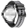 Kép 19/19 - North Edge Mach Watch Pilot Watch Napelemes Férfi karóra, 50M vízálló - Fekete