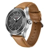 Kép 1/10 - North Edge Mach Watch Pilot Watch Napelemes Férfi karóra, 50M vízálló - Ezüst