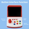 Kép 7/12 - POWKIDDY A6 Plus Retro kézi játékkonzol 1000+ klasszikus játékkal - Piros és fehér