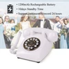 Kép 12/15 - Hangüzenet-könyv, hangrögzítő régi telefonrögzítő vezeték nélküli BT funkcióval - Fehér