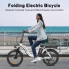 Kép 16/20 - SAMEBIKE CY20 összecsukható elektromos kerékpár, 20*2,35 hüvelykes küllős kerék, 350 W-os motor - Fekete