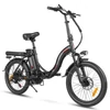 Kép 19/20 - SAMEBIKE CY20 összecsukható elektromos kerékpár, 20*2,35 hüvelykes küllős kerék, 350 W-os motor - Fekete