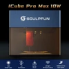 Kép 15/20 - Sculpfun iCube Pro Max 10 W lézergravírozó füstszűrővel, hőmérséklet riasztóval