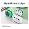 Kép 4/19 - Gyerekkamera, azonnali hőnyomtató, 2,4 hüvelykes képernyős kettős kamera - 3 tekercs fehér nyomtatási papírral + 32G memóriakártya + kártyaolvasó, Zöld