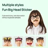 Kép 18/19 - Gyerekkamera, azonnali hőnyomtató, 2,4 hüvelykes képernyős kettős kamera - 3 tekercs fehér nyomtatási papírral + 32G memóriakártya + kártyaolvasó, Zöld
