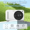 Kép 8/14 - C21 1080P 48MP 2,4 hüvelykes IPS képernyős digitális fényképezőgép, digitális videokamera - Zöld