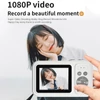 Kép 6/14 - C21 1080P 48MP 2,4 hüvelykes IPS képernyős digitális fényképezőgép, digitális videokamera - Fehér