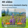 Kép 3/17 - C4 4K 64MP 3 hüvelykes IPS érintőpaneles digitális videokamera - Fekete