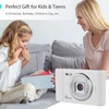 Kép 5/9 - 1080P digitális fényképezőgép, digitális videokamera 32 GB-os TF kártyával - Fehér