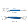 Kép 3/8 - 32 mm-es és 36 mm-es ventilátor tengelykapcsoló-kulcskészlet, vízszivattyú-görgőtartó eltávolító szerszámkészlet