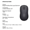 Kép 5/10 - Xiaomi Wireless Mouse 3 XMWXSBO3YM - Kettős mód 2,4 GHz és BT, nagy sebesség, ergonomikus kialakítás - Bézs