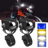 Kép 1/8 - Motorkerékpár spotlámpa, motorkerékpár LED-es menetfény (2db) - Kék