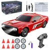 Kép 4/4 - 2,4 GHz-es 1/20-as távirányítós Drift autó, 4WD versenyautó - Piros, 2 akkumulátor