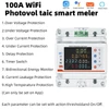 Kép 9/14 - Tuya WiFi intelligens áramkör-megszakító, kétirányú mérési teljesítménymérő, visszakapcsoló kapcsoló