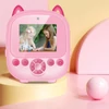Kép 9/14 - Nagy tisztaságú azonnali nyomtatási kamera, mini kamera hőnyomtatással gyermekek számára - Pink