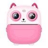 Kép 1/14 - Nagy tisztaságú azonnali nyomtatási kamera, mini kamera hőnyomtatással gyermekek számára - Pink