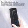 Kép 5/14 - Aoresac ajtócsengő kamera, vezeték nélküli 2.4G WiFi, 2K 3MP HD éjszakai látó video ajtócsengő hangjelzéssel