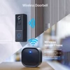Kép 11/14 - Aoresac ajtócsengő kamera, vezeték nélküli 2.4G WiFi, 2K 3MP HD éjszakai látó video ajtócsengő hangjelzéssel