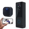 Kép 1/14 - Aoresac ajtócsengő kamera, vezeték nélküli 2.4G WiFi, 2K 3MP HD éjszakai látó video ajtócsengő hangjelzéssel