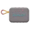 Kép 19/20 - ZEALOT S75 Outdoor BT 5.2 hangszóró, 10 W térhatású hang, hordozható kerékpáros hangszóró szíjjal - Szürke
