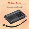 Kép 12/20 - HanRongDa HRD-757 többsávos rádió (FM AM MW SW V.UHF AIR WB) - Zöld