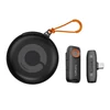 Kép 2/17 - hohem MIC-01 egy trigger / egy 2.4G vezeték nélküli, mágnes/kapcsos mikrofon - Fekete, C típusú Android okostelefonokhoz, táblagépekhez Vlog / élő közvetítés / interjú